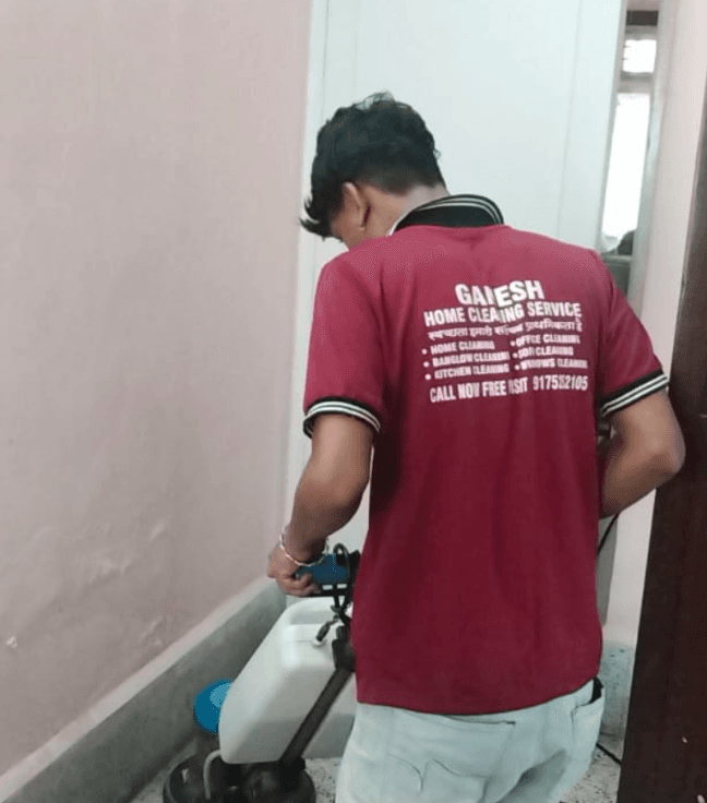 Living room cleaning transformation by Ganesh Home Cleaning Services
